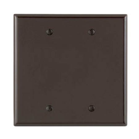 LEVITON Blank 2 Gang Wallplate 80525